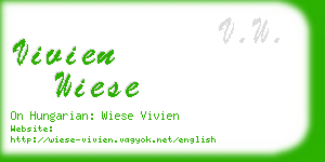 vivien wiese business card